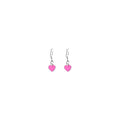 Rose Pink Hearts Earrings, Playing Cards inspired Queen of Hearts | by lovedbynlanla