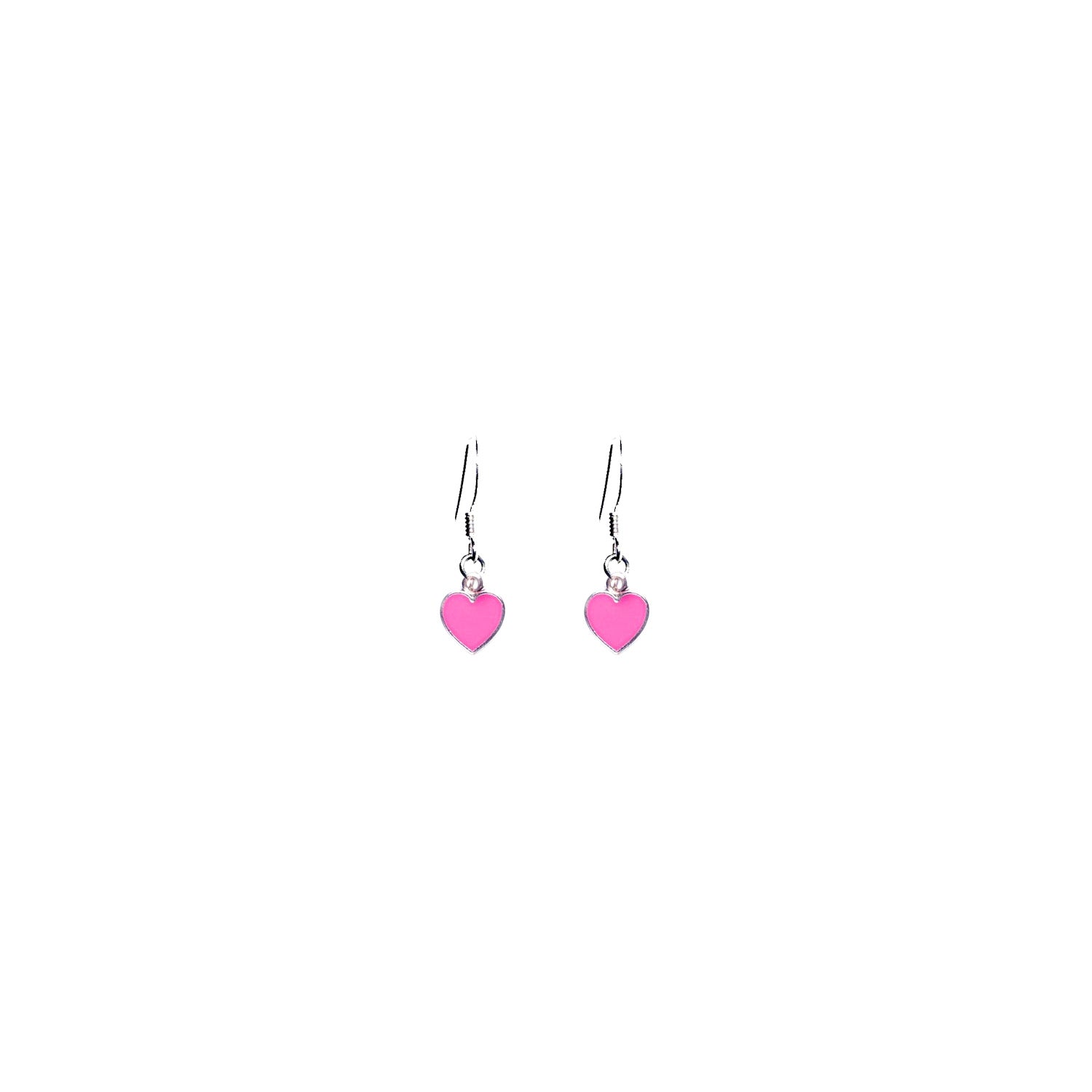 Rose Pink Hearts Earrings, Playing Cards inspired Queen of Hearts | by lovedbynlanla
