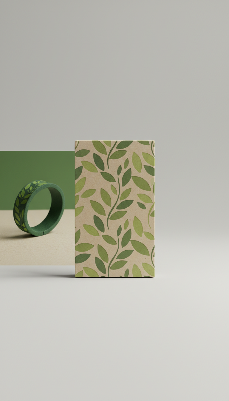 Minimalist Recycled Graphic Packaging