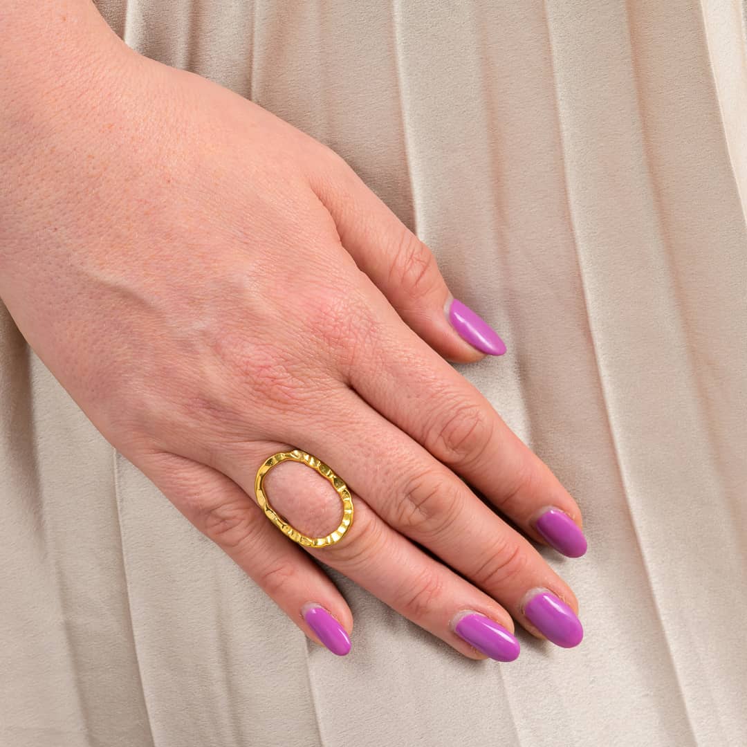 Duara Recycled Brass Adjustable Ring