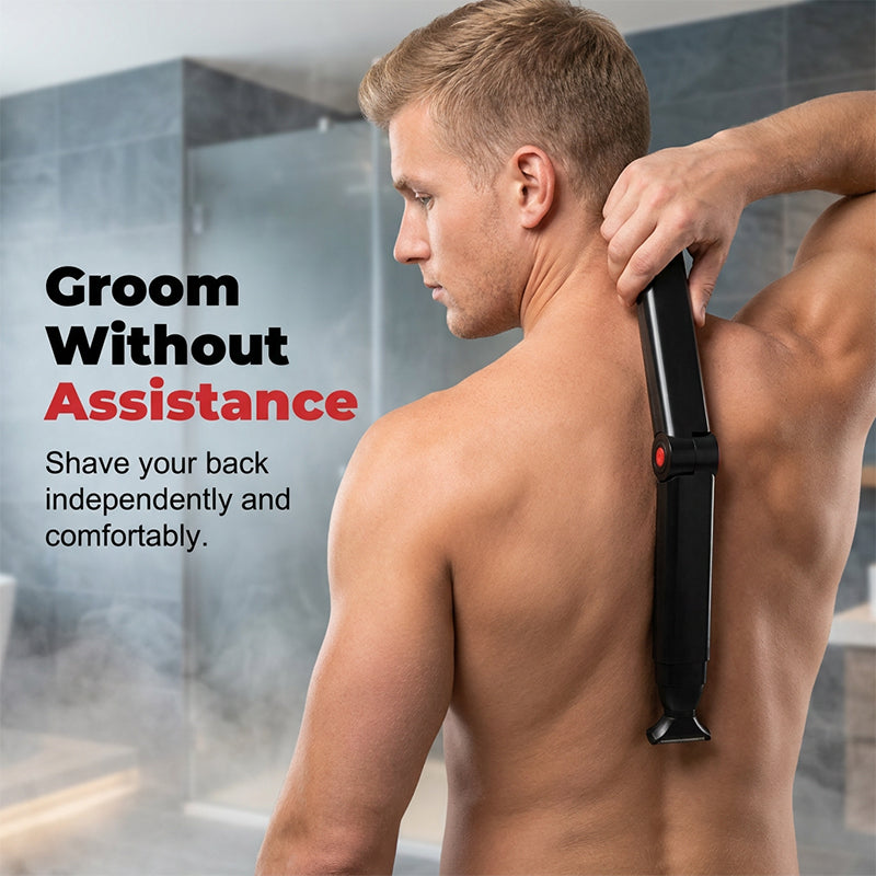 Reach-Anywhere Body Trimmer – Extendable handle