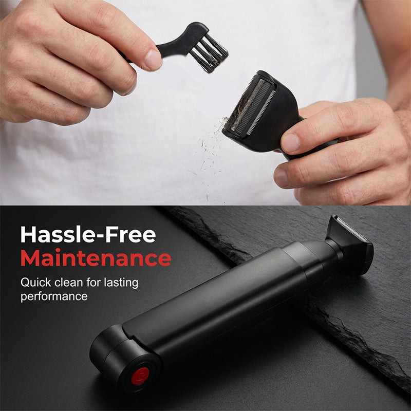 Reach-Anywhere Body Trimmer – Extendable handle