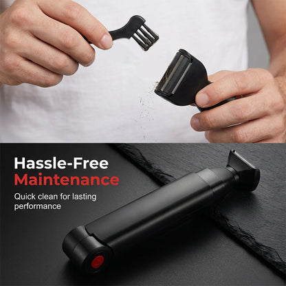 Reach-Anywhere Body Trimmer – Extendable handle